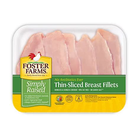 Foster Farms Simply Raised Breast Fillets logo