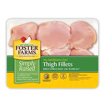 Foster Farms Simply Raised Thigh Fillets