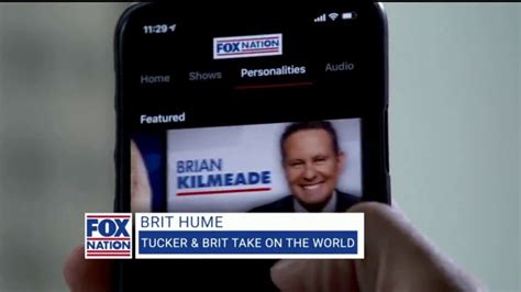 Fox Nation TV Spot, 'Tucker & Brit Take on the World' Featuring Brit Hume' created for FOX Nation