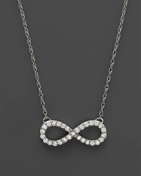 Fred Meyer Diamond Infinity Pendant in White Gold commercials