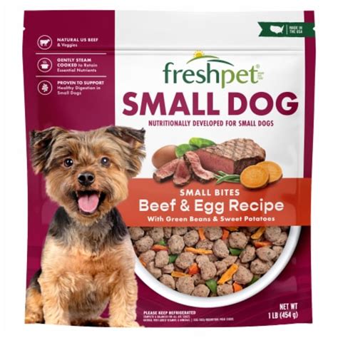 Freshpet Select Small Dog Bite Size Beef & Egg Recipe