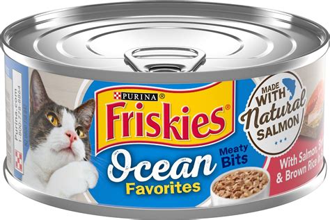 Friskies Ocean Favorites Meaty Bits Salmon, Shrimp & Brown Rice Wet Cat Food logo