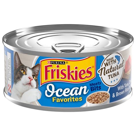 Friskies Ocean Favorites With Tuna, Crab & Brown Rice in Sauce Wet Cat Food logo