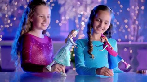 Frozen Ice Skating Anna and Elsa Dolls TV Spot featuring Devina Briggs