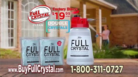 Fuller Full Crystal TV Spot, 'Clean Windows in Minutes'