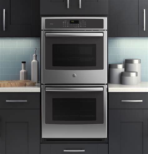 GE Appliances Profile 27 in. Stainless Steel Electric Double Wall Oven