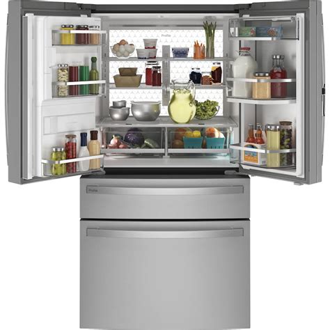 GE Appliances Profile Smart Fingerprint Resistant 4-Door French-Door Refrigerator commercials