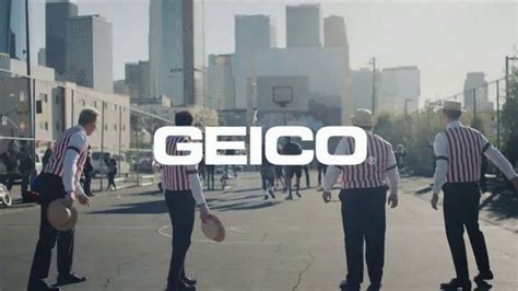 GEICO TV Spot, 'A Barbershop Quartet Plays Basketball' featuring Courtney Burrell