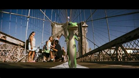 GEICO TV commercial - Brooklyn Bridge