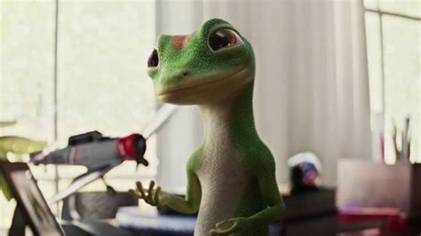 GEICO TV commercial - The Gecko Reveals 