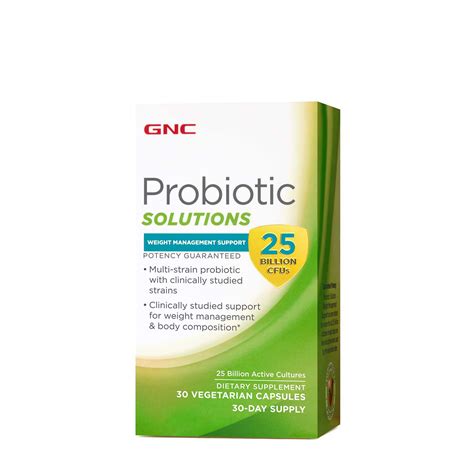 GNC Probiotic Solutions Weight Management Support logo
