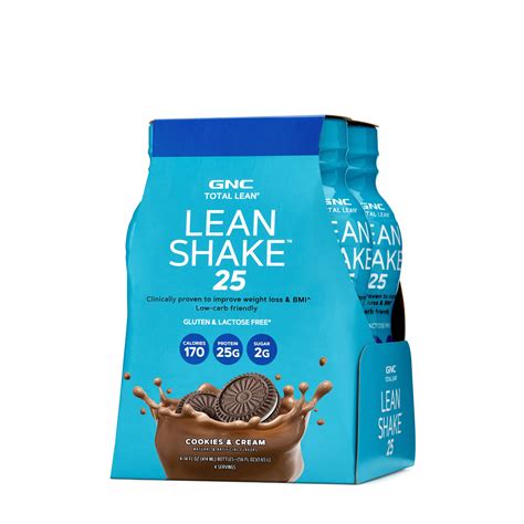 GNC Total Lean Cookies and Cream Lean Shake logo