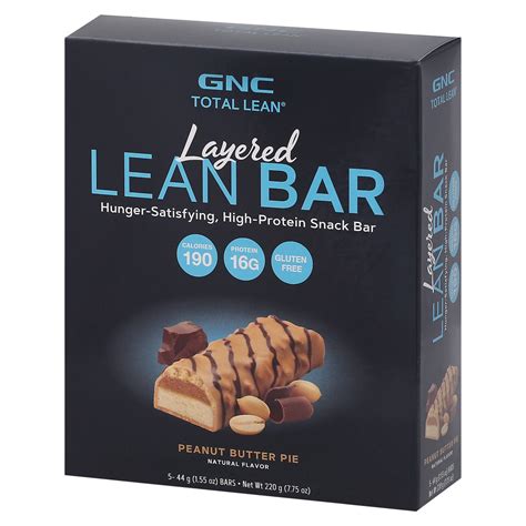 GNC Total Lean Peanut Butter Pie Layered Bar logo