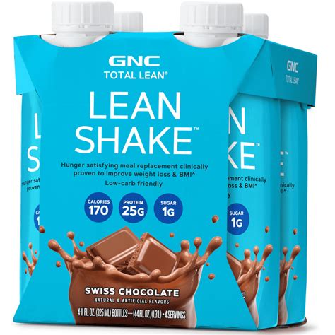 GNC Total Lean Swiss Chocolate Lean Shake 25 commercials