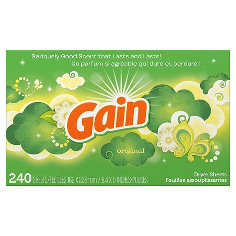 Gain Detergent Dryer Sheets Original logo