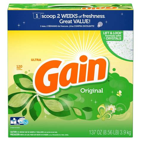 Gain Detergent Original Powder Detergent commercials