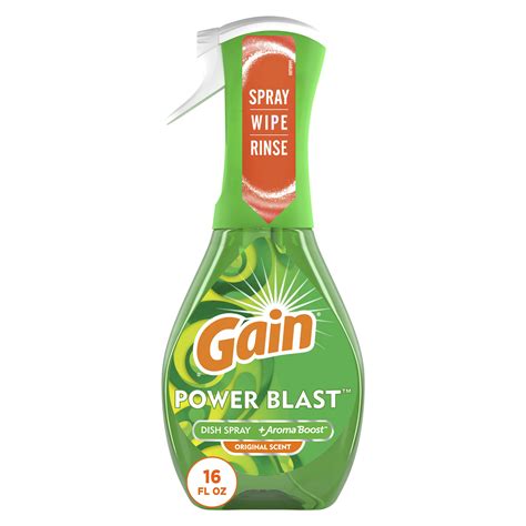 Gain Dish Soap Original Power Blast Dish Spray commercials