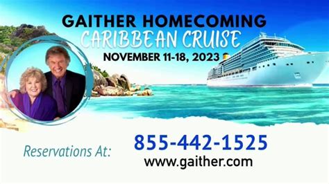 Gaither Music Group TV commercial - 2023 Homecoming Caribbean Cruise