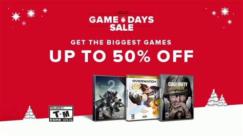 GameStop Game Days Sale TV Spot, 'Whole Games, Half Price' featuring Michael P. Greco