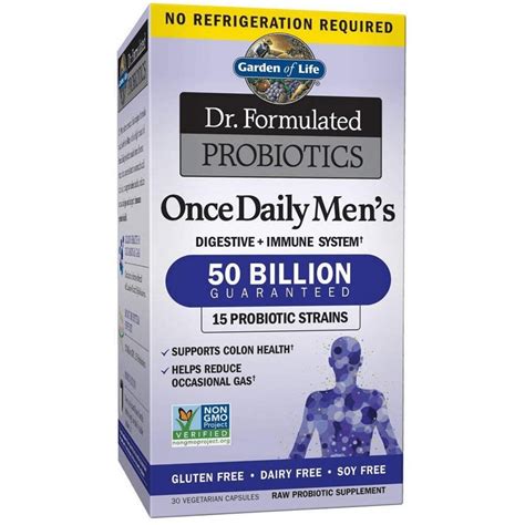 Garden of Life Once Daily Mens Dr. Formulated Probiotics commercials
