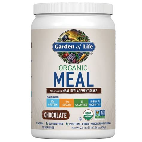Garden of Life Organic Meal Plant-Based Nutritional Shake