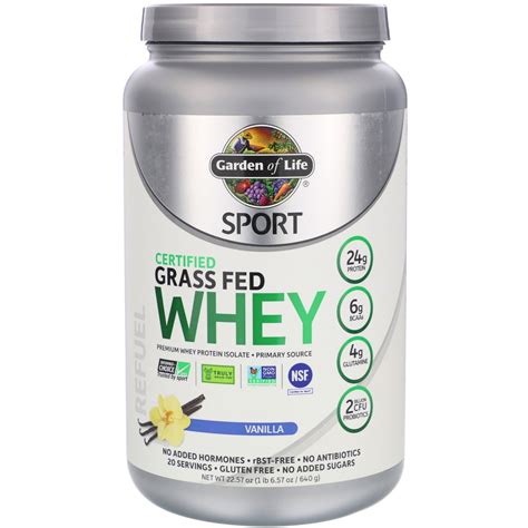 Garden of Life SPORT Certified Grass Fed Whey commercials