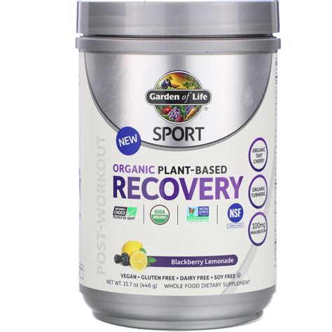 Garden of Life SPORT Organic Plant-Based Recovery commercials
