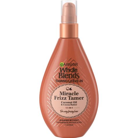 Garnier (Hair Care) Miracle Frizz Tamer 10-In-1 Coconut Oil & Cocoa Butter Leave-In Treatment logo