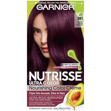 Garnier (Hair Care) Nutrisse Ultra Color BR1 - Deepest Intense Burgundy logo