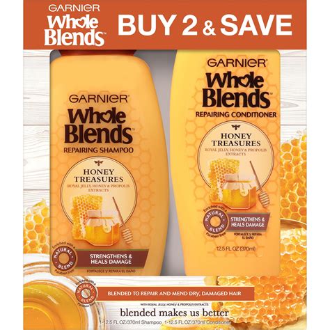 Garnier Whole Blends Honey Treasures TV Spot, 'Heal Damaged Hair'