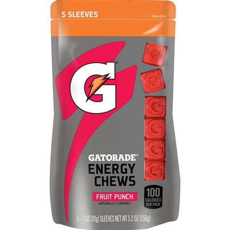 Gatorade Prime Energy Chews Fruit Punch logo