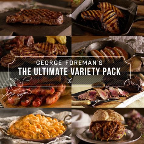 George Foreman's Butcher Shop Ultimate Variety Pack