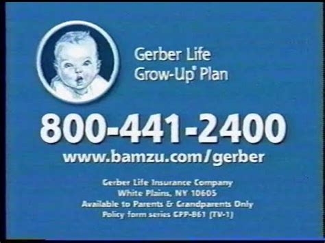 Gerber Grow-Up Plan commercials