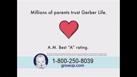 Gerber Life Grow-Up Plan TV Spot, 'Financial Stability' created for Gerber Life Insurance