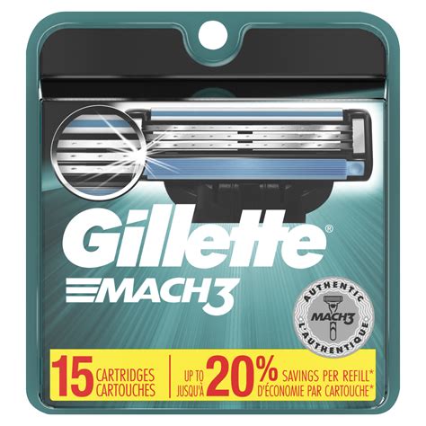 Gillette Gillette3 Men's Razor Blade Refills logo