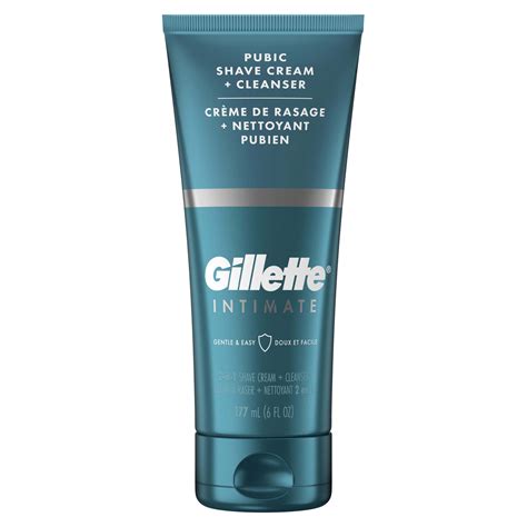 Gillette Intimate Pubic Shave Cream + Cleanser logo