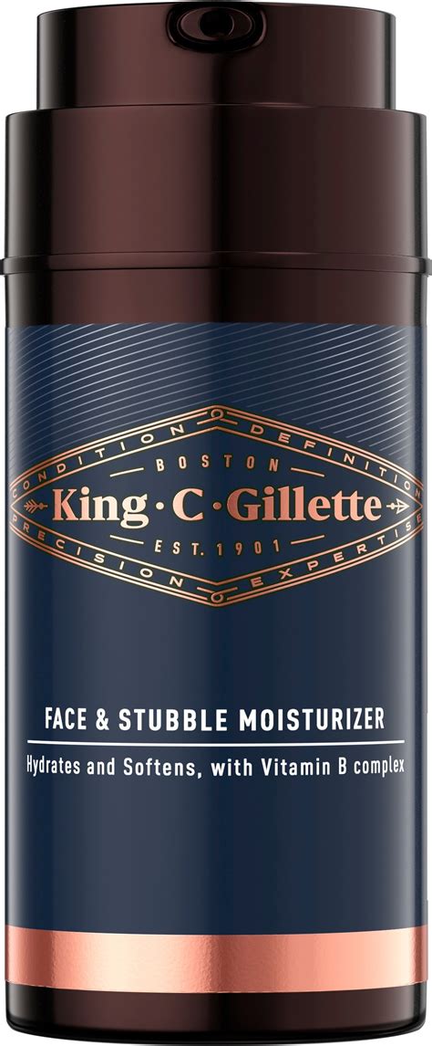 Gillette King C. Gillette Face & Stubble Moisturizer logo