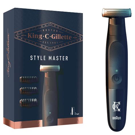Gillette King C. Gillette Style Master Cordless Stubble Trimmer logo