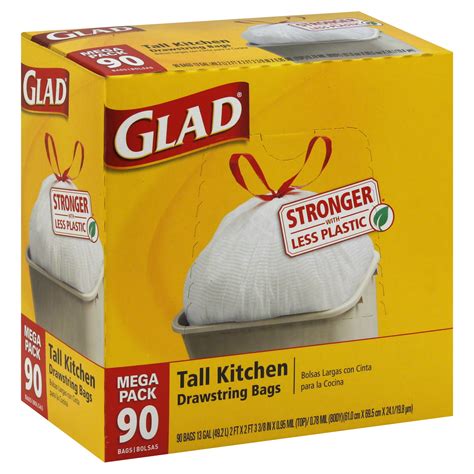 Glad Tall Kitchen Drawstring Bags logo