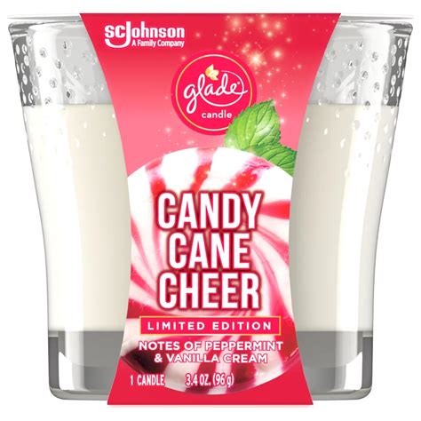 Glade Candy Cane Cheer 3-Wick Candle