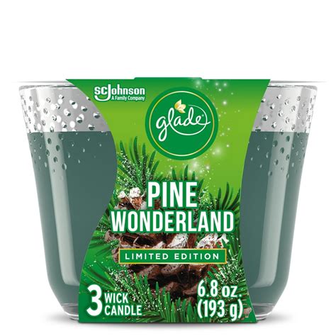 Glade Pine Wonderland 3-Wick Candle