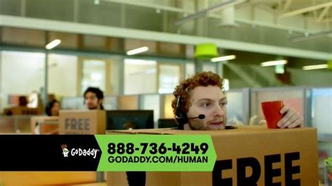GoDaddy TV Spot, 'Free Human' featuring Christopher Ashman