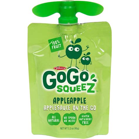GoGo squeeZ Apple Apple logo