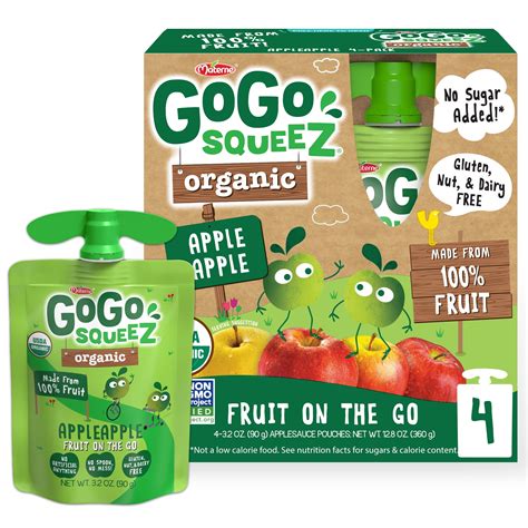 GoGo squeeZ Apple Strawberry logo