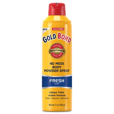 Gold Bond No Mess Fresh Scent Body Powder Spray logo
