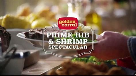 Golden Corral Prime Rib and Shrimp Spectacular commercials