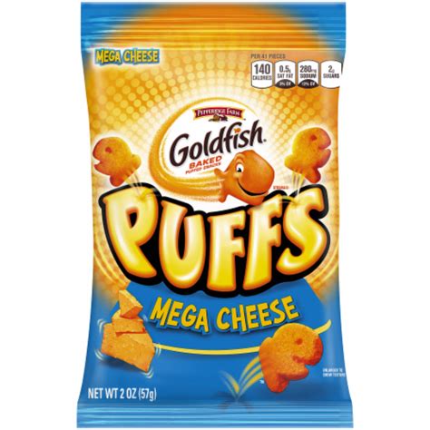 Goldfish Goldfish Puffs Mega Cheese logo