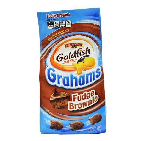 Goldfish Grahams Fudge Brownie logo