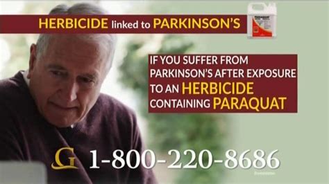 Goldwater Law Firm TV Spot, 'Paraquat Herbicide Linked to Parkinson's Disease'