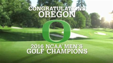 Golf Channel Shop TV Spot, '2016 NCAA Men's Golf Champions: Oregon' created for Golf Channel